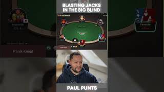 Blind VS Blind and we have JACKS. #ggpoker #poker #pokerstrategy #cashgamepoker #shorts