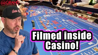 Live Casino Craps Filmed Inside Casino
