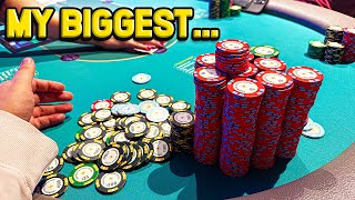 ALL IN FOR 8 STRAIGHT HANDS! HUGE SWINGS BAD BEATS! C2B Poker Vlog EP. 163