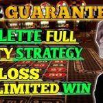 101% Guarantee Roulette Full Sefty Strategy 🌹🌹 || Roulette Strategy To Win || Roulette Tricks
