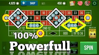 💯👍 100% Powerfully Strategy 💯❤ || Roulette Strategy To Win || Roulette Tricks