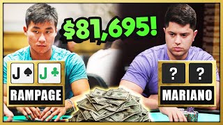 Can Rampage Poker BEAT Mariano? [BATTLE Of The Poker Vloggers!]