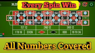 Every Spin Win 🌹🌹 || Roulette Strategy To Win || Roulette Tricks