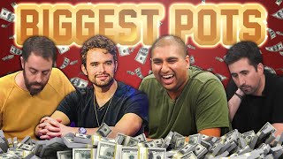 The BIGGEST Live Cash Game Pots & TIPS! [Hustler Casino Live]