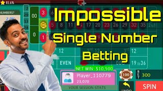 Incredible Roulette Strategy $10,800 Win!! (insane)