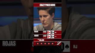 Vanessa Selbst In A CRAZY Poker Hand 🤯 #Rojas #CrazyHand