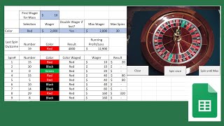 roulette wheel simulator excel