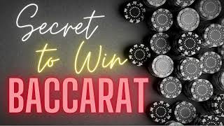 Win $1000 in 1hr baccarat strategy using pattern and probability