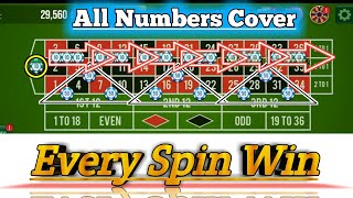 🌹All Numbers Cover Roulette 🌹 || Roulette Strategy To Win || Roulette Tricks
