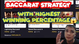 BACCARAT STRATEGY WITH THE HIGHEST WINNING RATE