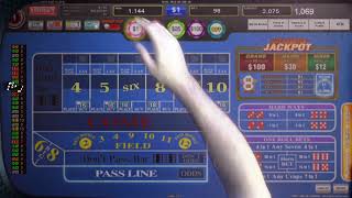 I won over $2300 playing Roll To Win Casino Craps (Part 4)