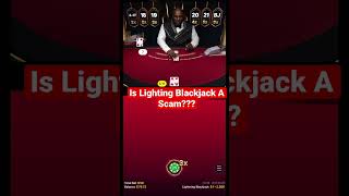 Lighting Blackjack Is The Toughest Table Game Ever Smh #shorts #Draftkings #Blackjack