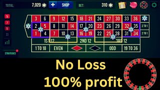 Roulette no 1 strategy 100% win 🥀