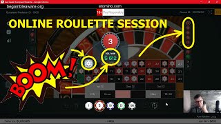 🔵Euro Roulette Session 4 | My $300 against Online ROULETTE Wheel | Online Roulette Strategy