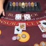 Blackjack | $200,000 Buy In | SUPER HIGH ROLLER SESSION! RARE DOUBLE BLACKJACK & RISKY $100K BETS!