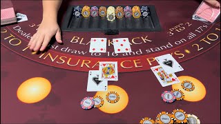Blackjack | $200,000 Buy In | SUPER HIGH ROLLER SESSION! RARE DOUBLE BLACKJACK & RISKY $100K BETS!