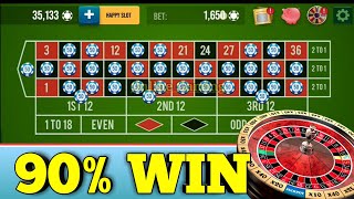 90% Win 💪 || Roulette Strategy To Win 🌹 || Roulette Tricks 🤔