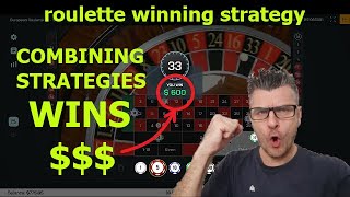 Combination of INSIDE and OUTSIDE bets | $200 vs. Online ROULETTE Wheel | Online Roulette Strategy
