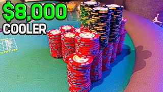 $10/$20/$40 | ONE OF THE WEIRDEST COOLERS EVER! C2B Poker Vlog Ep. 165