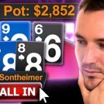 All-In With A STRAIGHT FLUSH Draw! [High Stakes Poker Session]