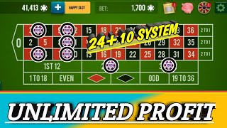 24+10 SYSTEM REVIEW 🤔🤔 || Unlimited Profit || Roulette Strategy To Win || Roulette Tricks