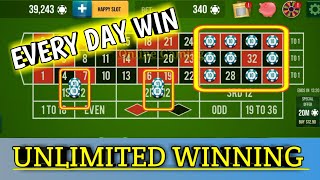UNLIMITED WIN EVERY DAY WIN🌹| Roulette Strategy To Win 💪 | Roulette Tricks