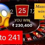 Massive winning 💯🤑💯 | #roulette #king | How to play roulette