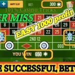NEVER MISS EASY 1000 PROFIT 💪 | More Successful Betting 🌹| Roulette Strategy To Win 🌷| Roulette