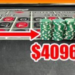 Going from $1 to $4096 on Roulette