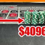 Going from $1 to $4096 on Roulette