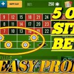 5 Outside Bet Easy Profit 🌹|| Roulette Strategy To Win 🤔 || Roulette Tricks 🌷