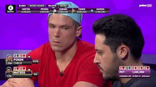 MUST SEE Poker Hand Between Adrian Mateos and Alex Foxen [CRAZY RIVER]