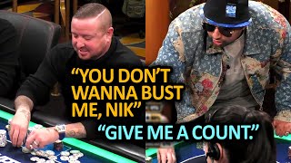 He Jammed 6x Pot With The Second Nuts And… @HustlerCasinoLive