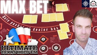 🔴ULTIMATE TEXAS HOLD EM! ⚫MAX BET HAND AND TINY RANT📢NEW VIDEO DAILY!