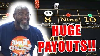 🔥HUGE PAYOUTS🔥 30 Roll Craps Challenge – WIN BIG or BUST #246