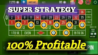 100% Profitable 🌹Super Strategy || Roulette Strategy To Win || Roulette Tricks