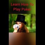 Learn how to play poker #short