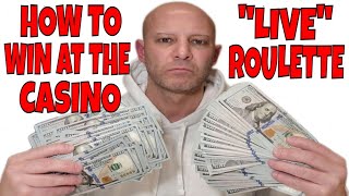 Win At The Casino- Christopher Mitchell Plays LIVE Roulette For Real Money.
