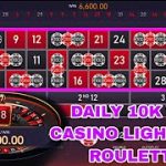 CASINO LIGHTNING ROULETTE STRATEGY| DAILY 10K WIN CASINO ROULETTE| TODAY BIG WIN| 100% WIN | INDIAN