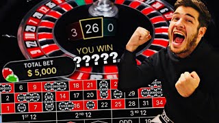 Doing Massive $5,000 Spins On Roulette!!!