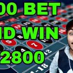 400 BET AND WIN 2800 | Best Roulette Strategy | Roulette Tips | Roulette Strategy to Win