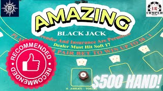 💲BLACKJACK! 🔴MASSIVE SESSION🔵$500 HAND!📢NEW VIDEO DAILY!