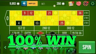 100% WIN 🌹|| Roulette Strategy To Win || Roulette Tricks