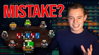 MAJOR MISTAKE BY CHECKING THE RIVER?! | GTO Poker Strategy Review