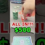 $1000 LUCKIEST HAND EVER!! #shorts #poker