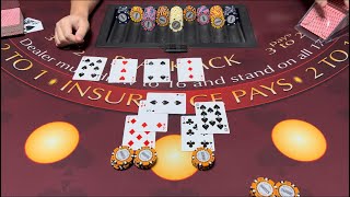 Blackjack | $250,000 Buy In | INCREDIBLE HIGH ROLLER COMEBACK WIN! MASSIVE $150,000 BETS & ALL IN!
