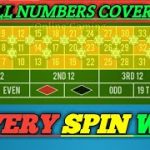 ALL NUMBERS COVER ROULETTE 💪| Every Spin Win | Roulette Strategy To Win | Roulette Tricks