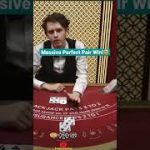 Massive Perfect Pair Win On Blackjack! #blackjack #perfectpair #bigwin #casino #shorts