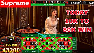 Casino roulette 100% winning strategy playing 37 number 500X casino tips 10k to 80k win  #casino
