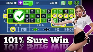 101% SURE WIN 🌹|| Roulette Strategy To Win || Roulette